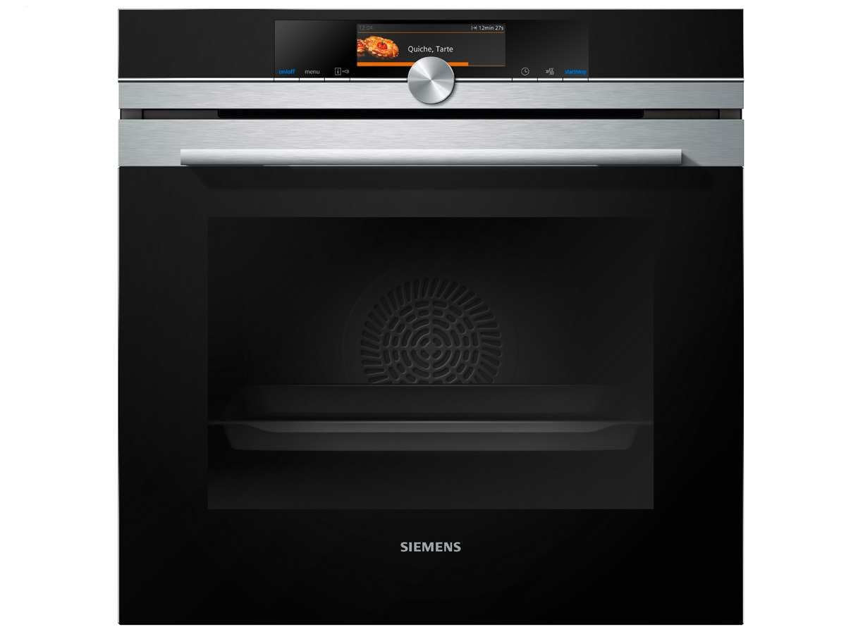 SIEMENS Backofen HB678GBS6, mit Pyrolyse, A+, 59,4 cm, edelstahl-schwarz