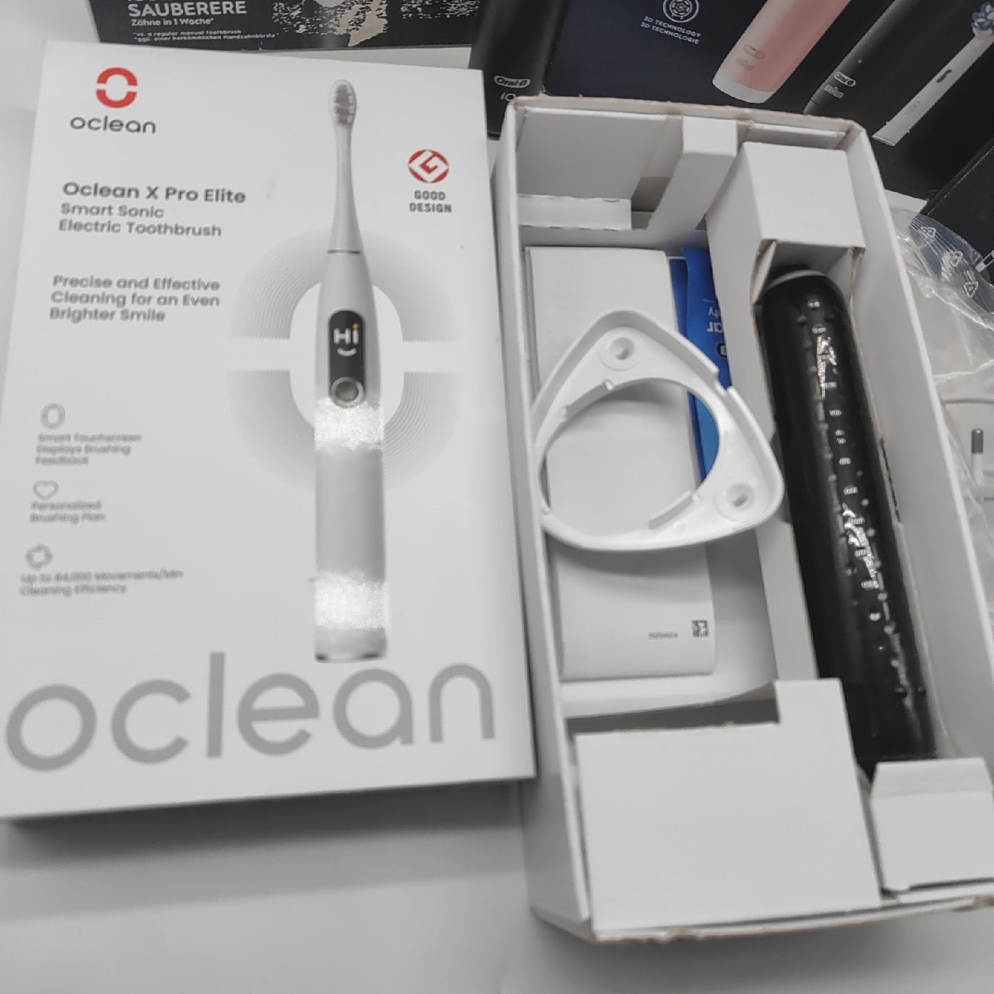 Oral B elektrische Zahnbürsten Schallzahnbürsten verschiedene Modelle Mundpflege Reinigung