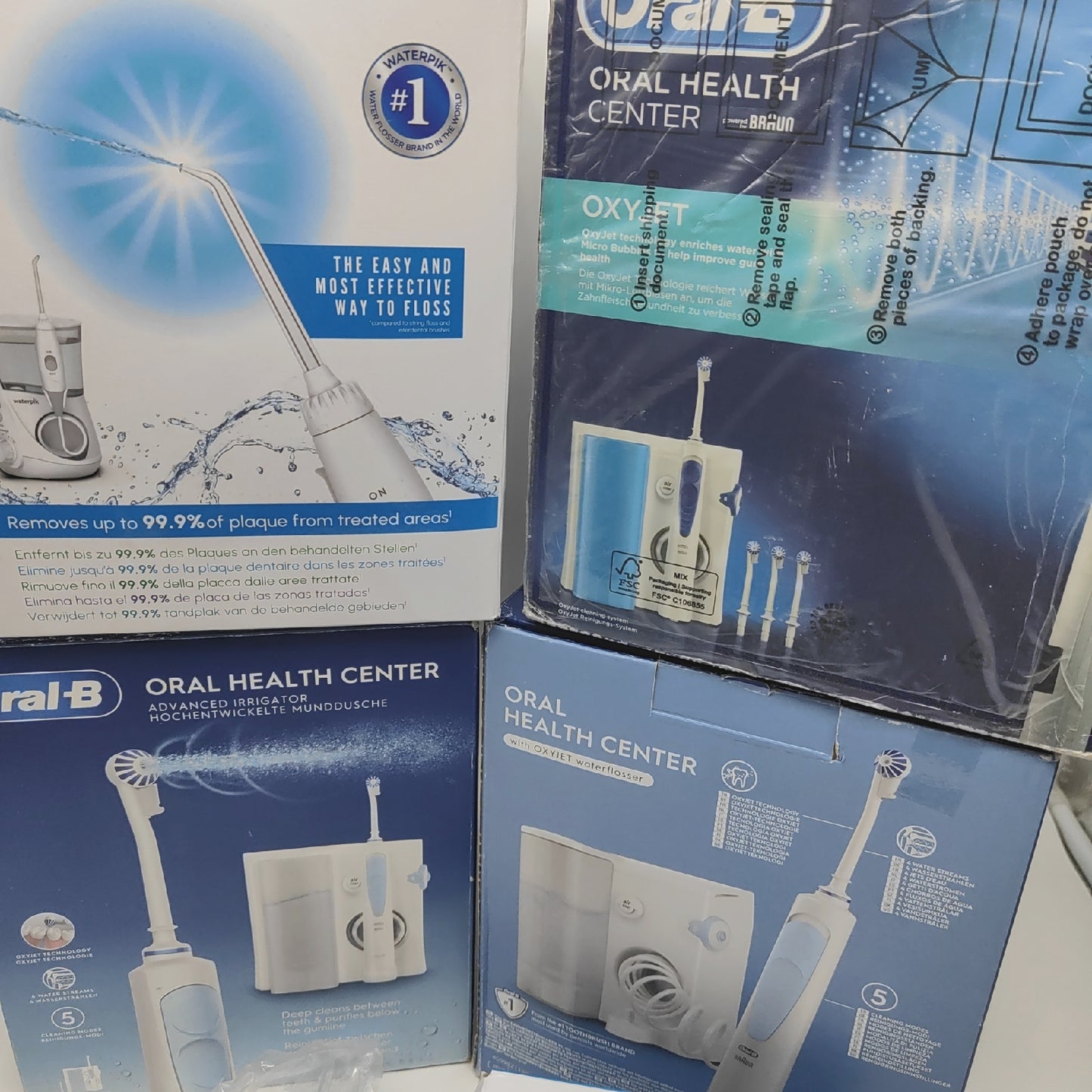 Mundduschen waterpik Oral-B Munddusche defekt für Bastler