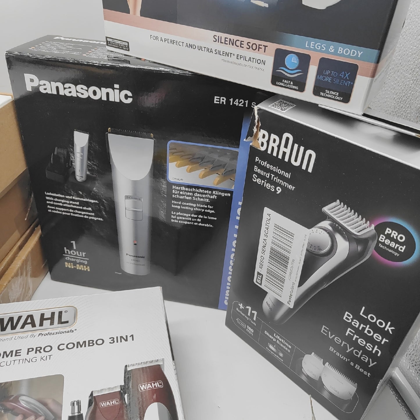 Rasierer Trimmer Bodytrimmer Braun panasonic Rowenta defekt für Bastler
