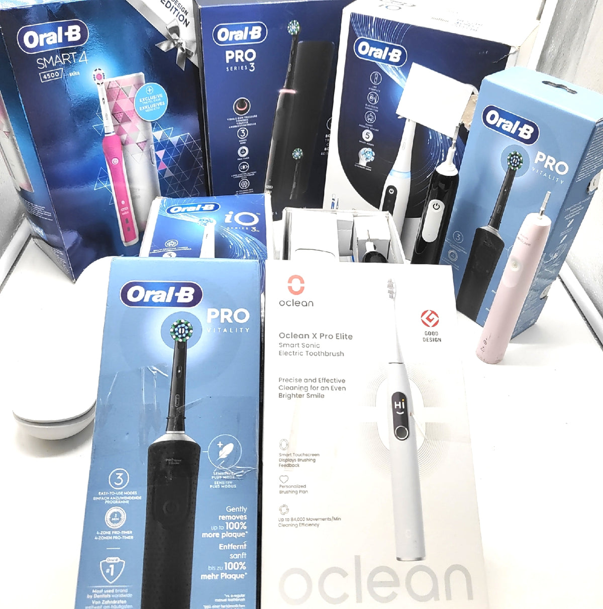 Oral B Zahnbürste Elektrische Zahnpflege oclean io smart sonicare Technik