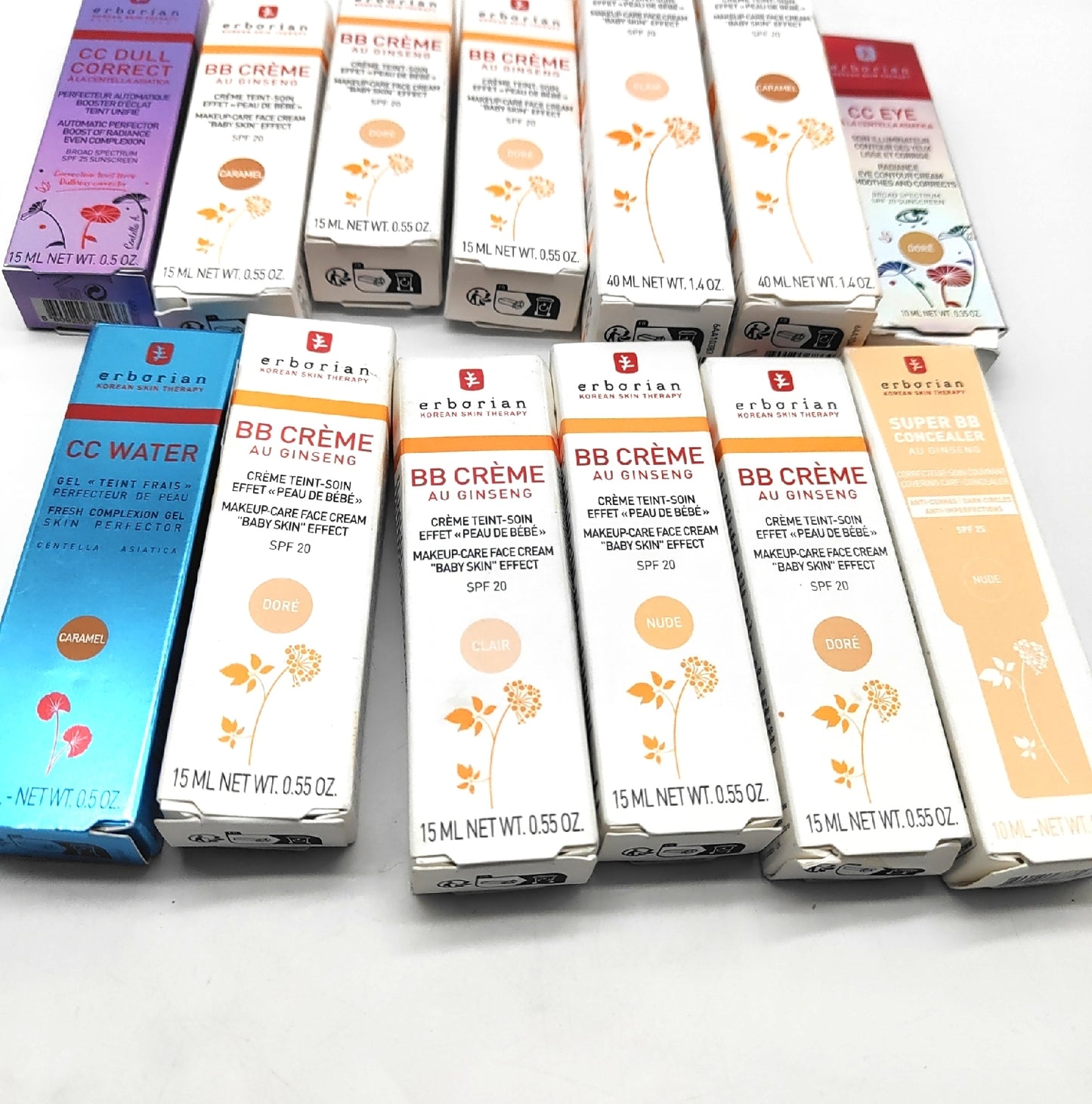 Erborian Teint & Gesichtspflege BB Creme CC Creme geöffnet -  nur getestet - gut gefüllt