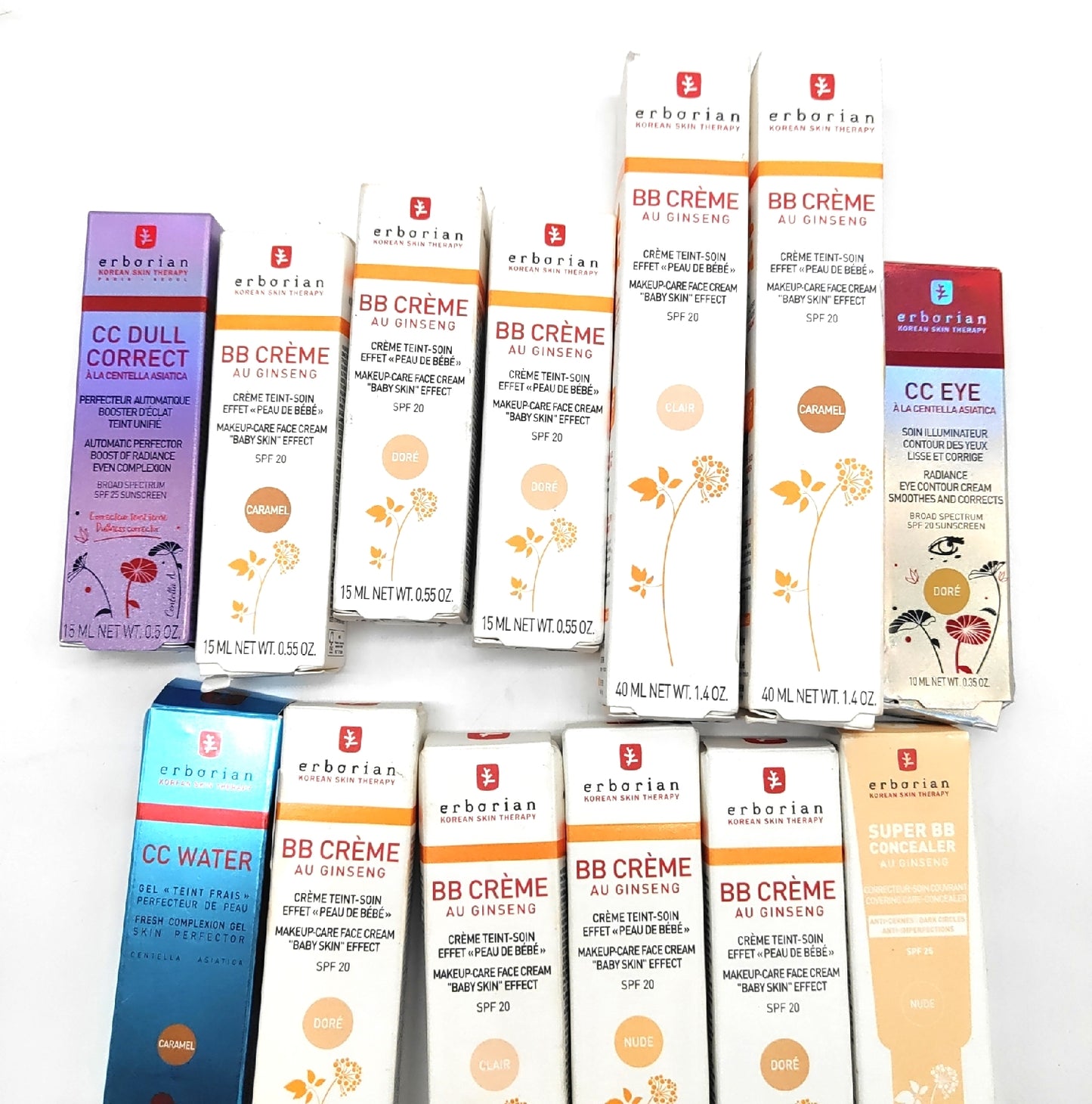 Erborian Teint & Gesichtspflege BB Creme CC Creme geöffnet -  nur getestet - gut gefüllt