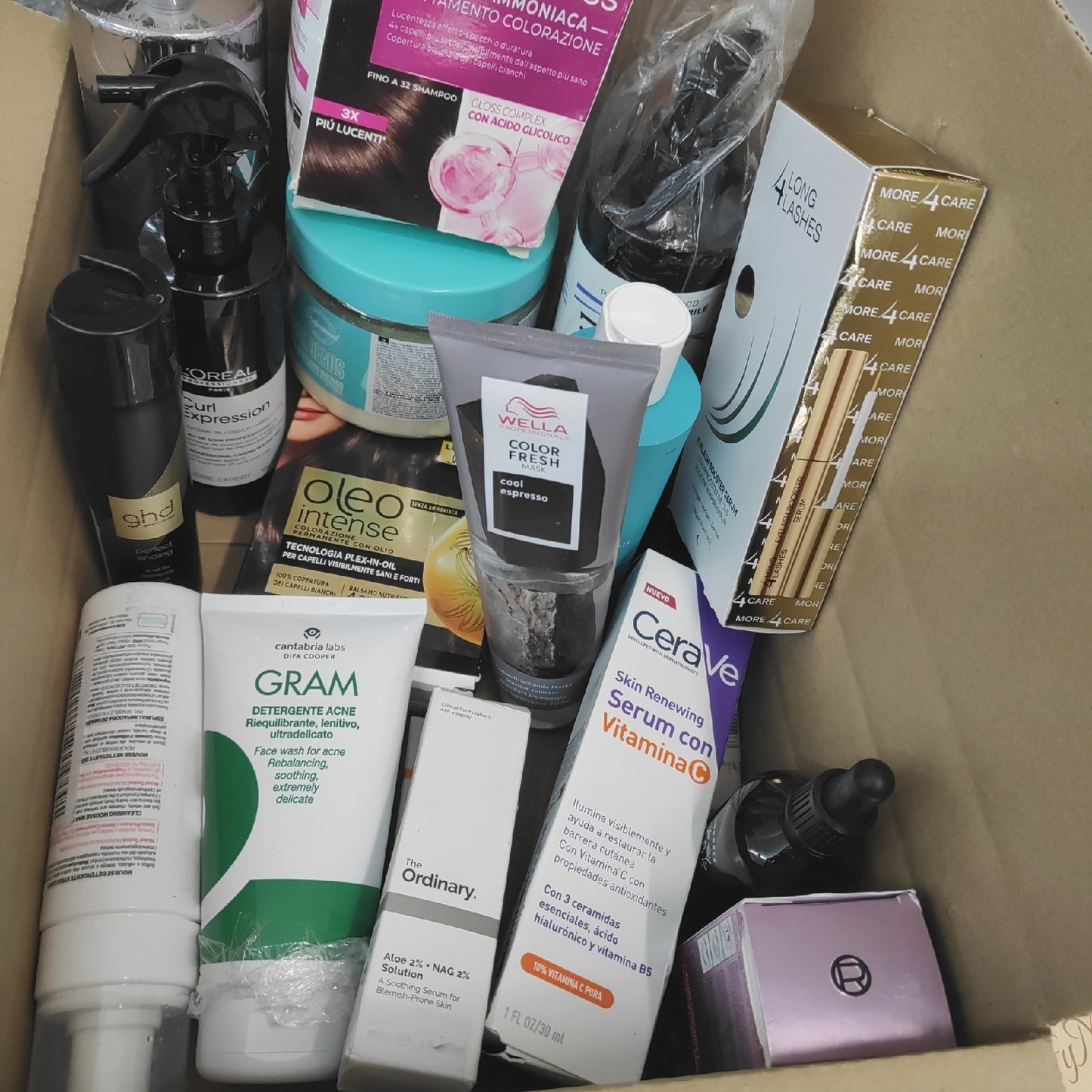 Haarpflege Drogerie Shampoo Haarfärbung gemischte posten