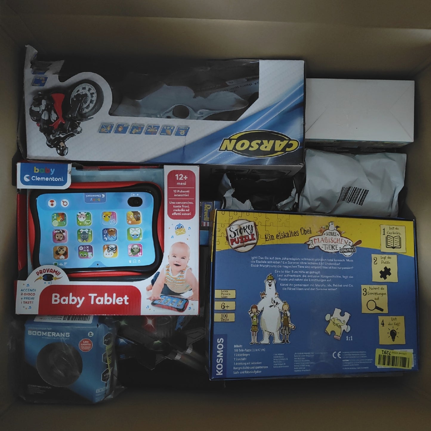 Spielzeug Mattel Furby Carson Revell verschiedenes Karton Set Defekt für Bastler