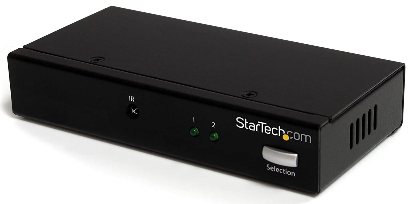 StarTech Videoswitch Bildschirm Umschaltgerät Originalverpackung Effizientes Umschalten Fernbedienung