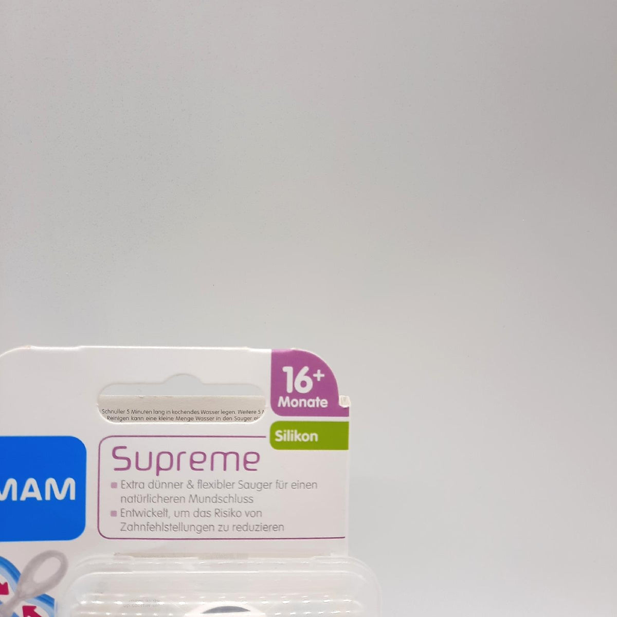 MAM Babyschnuller Supreme 2er Set Zahnentwicklung Rotationsfeld Aufbewahrung