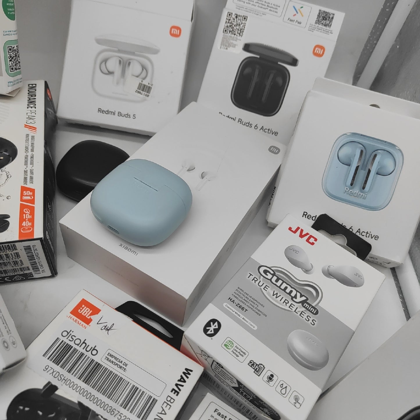 Kopfhörer in ear wirless bluetooth Ohrhörer headsets DEFEKT für Bastler Marken