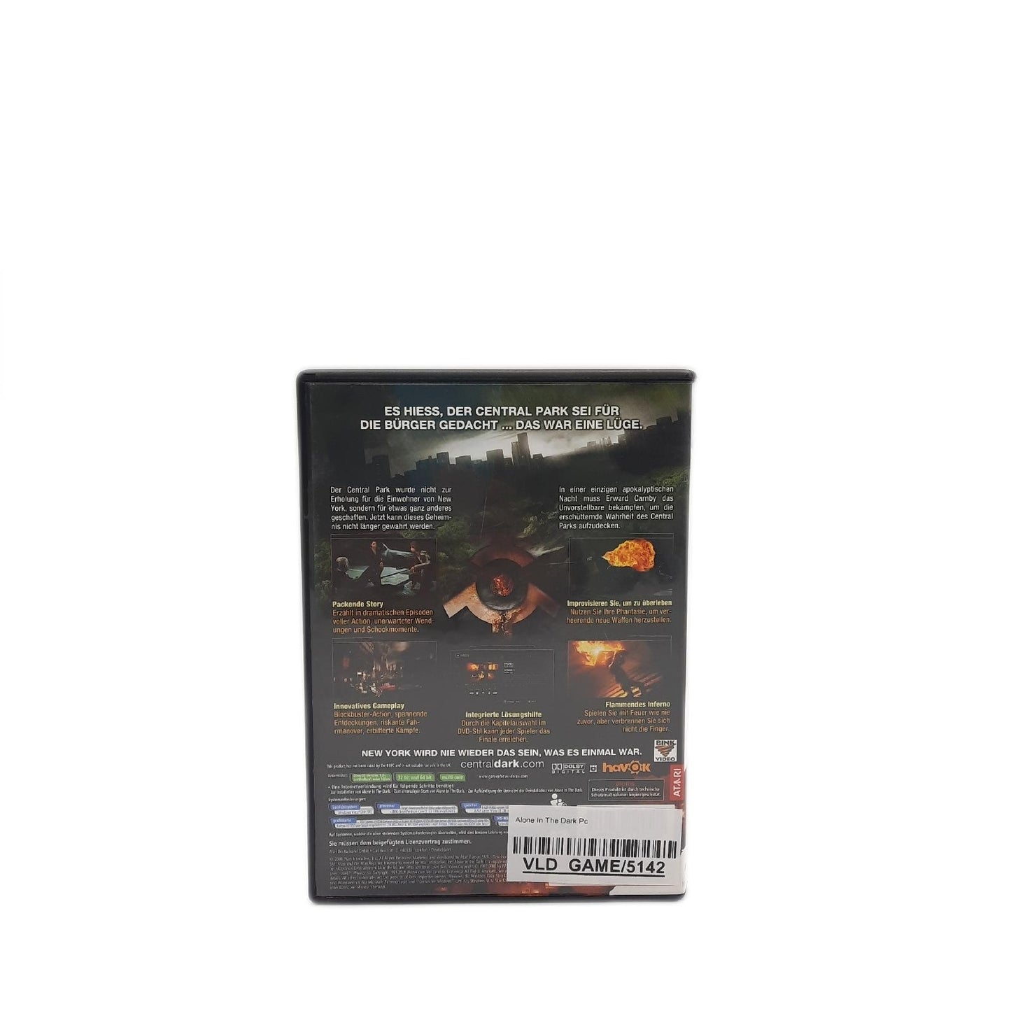 Alone In The Dark PC Game Videospiel USK 18