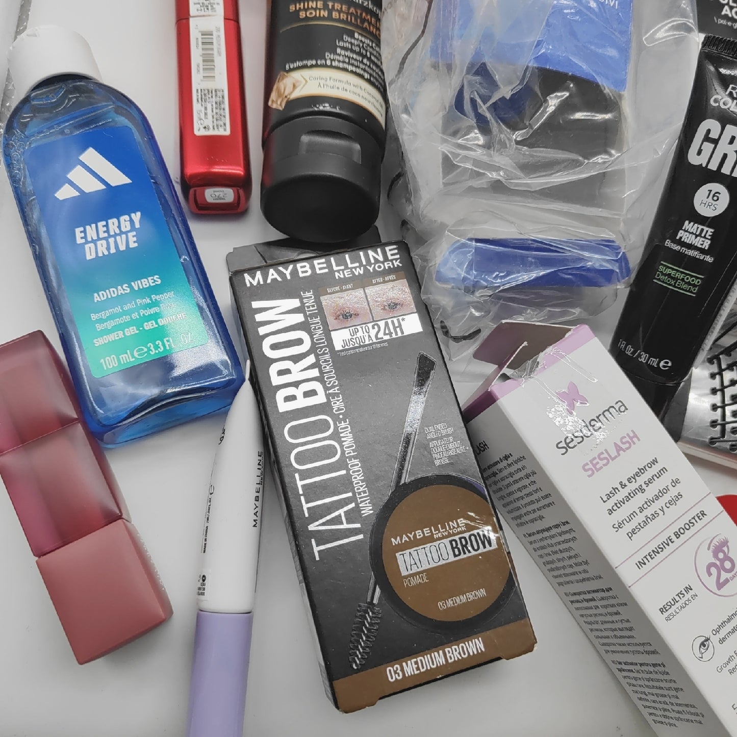 Garnier Maybelline Schwarzkopf Nivea Creme Duschgel Makeup Kosmetik Drogerie geöffnete Verpackungen