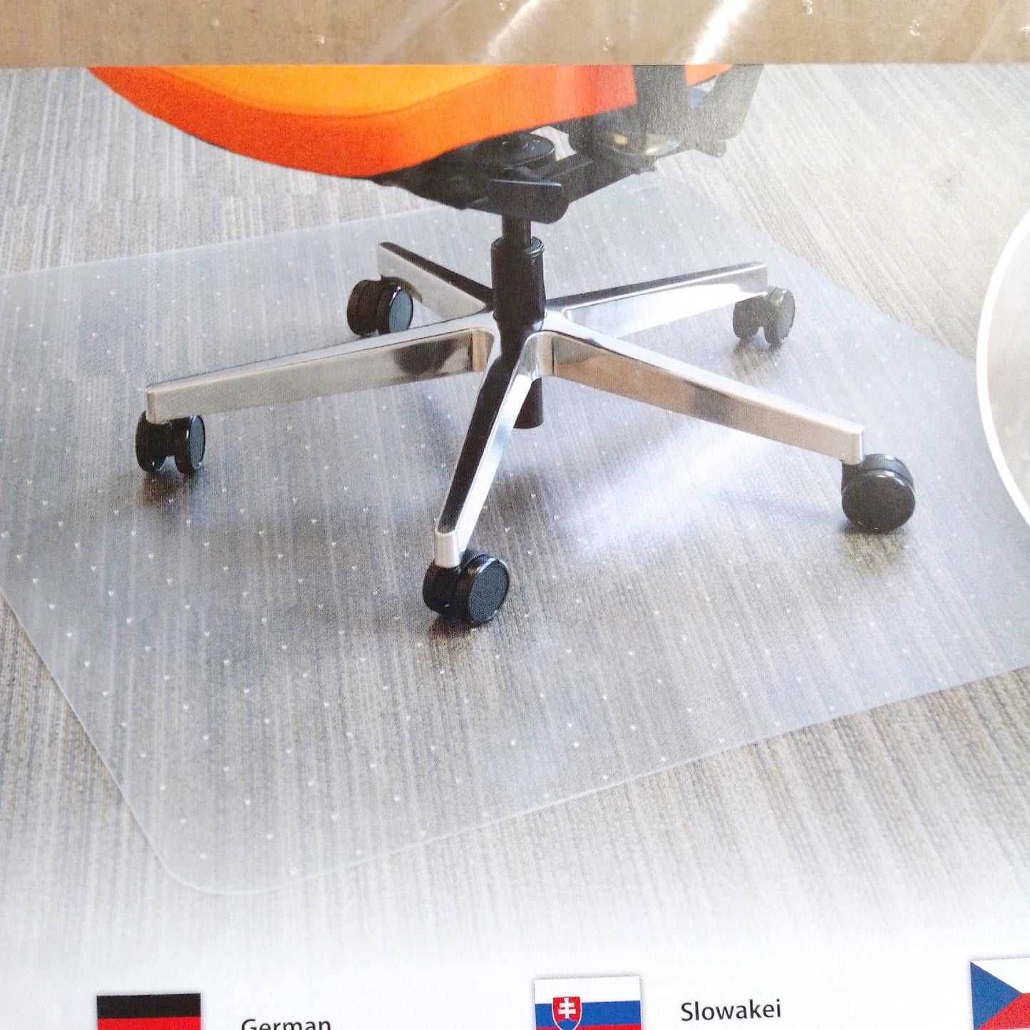 Bodenschutzmatte Bodenschutz Boden Schutz 120 x 90 cm Transparent Mit Noppen R