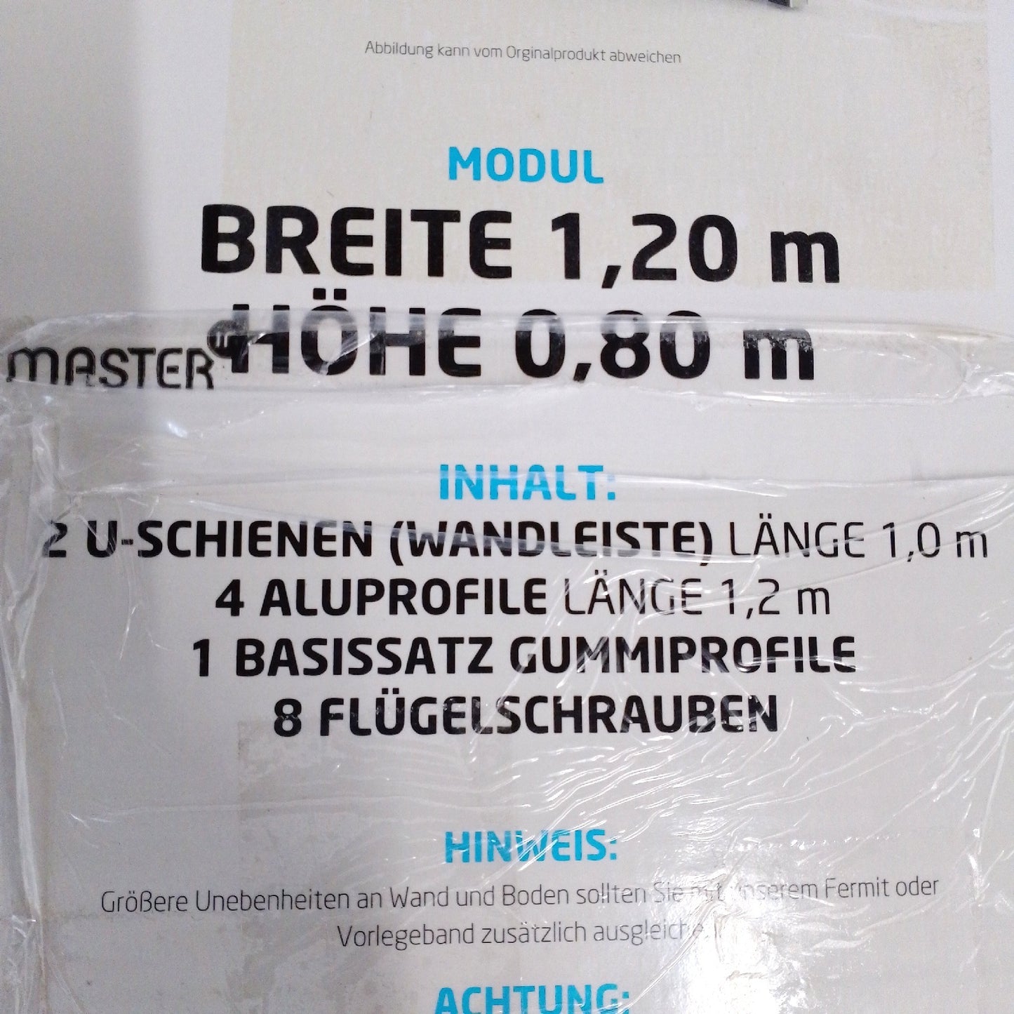 Masys Hochwasser-Kit Standard (B x H: 1,