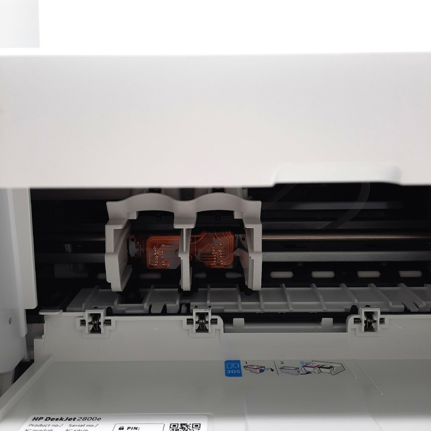 HP Deskjet 2820e Drucken Scannen Kopieren unvollständig ohne Patronen