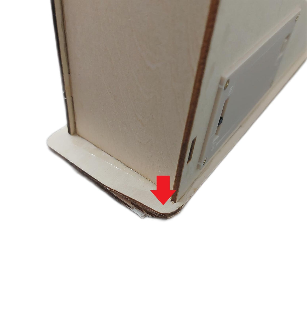 small foot Adventskalender Skivergnuegen Deko Weihnachten Holz LED mit leichten Beschäd