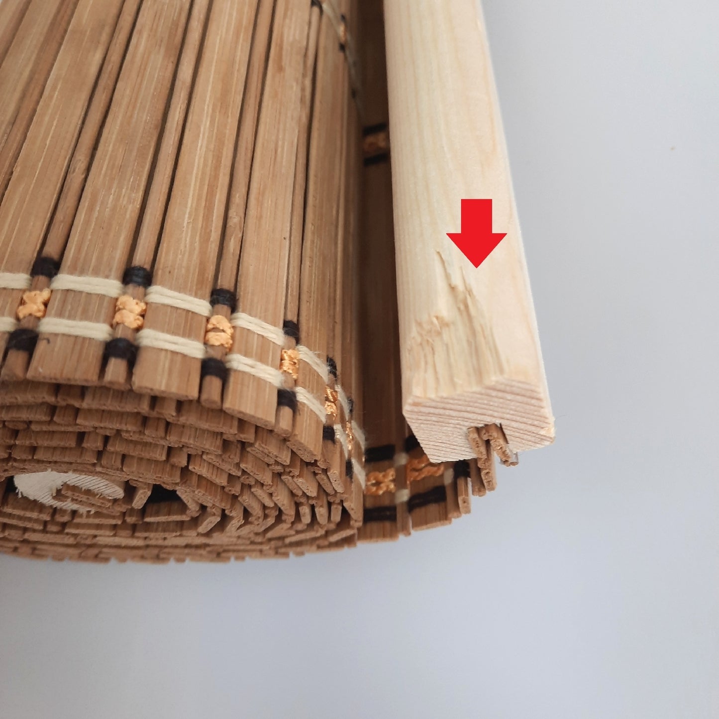 XiuXiu Bambusrollo Bambus Rollos Raffrollos Rollo aus Bambus aus - Unvollständig