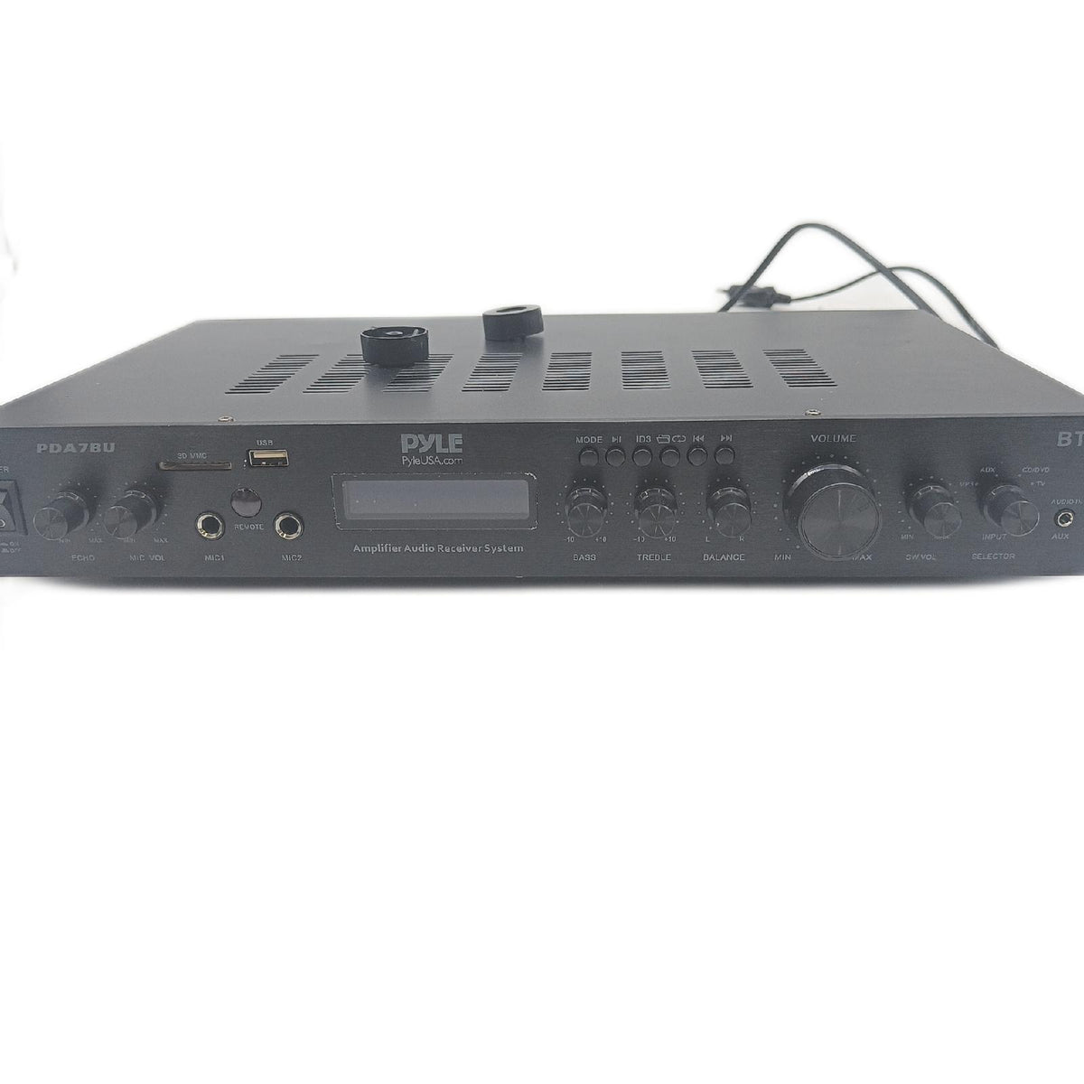 Pyle Verstärker HiFi Stereo 200 Watt 2 Kanal Bluetooth Subwoofer Defekt geht