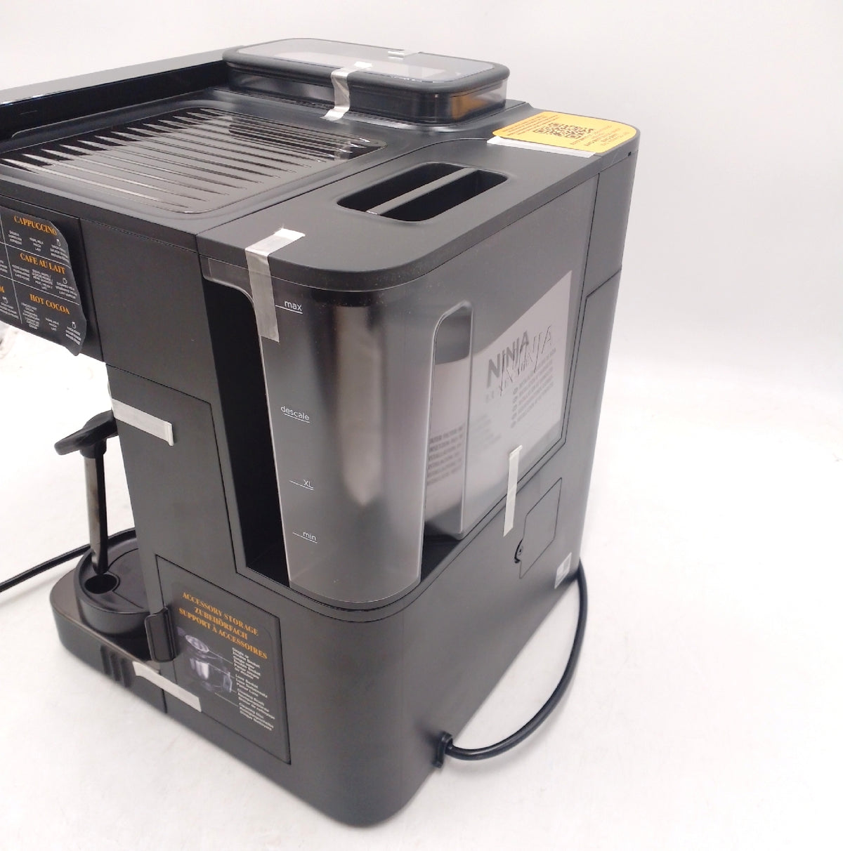 Ninja ES701EUBK2 Kaffeevollautomat Espressomaschine Luxe Café Pro Schwarz Neugerät