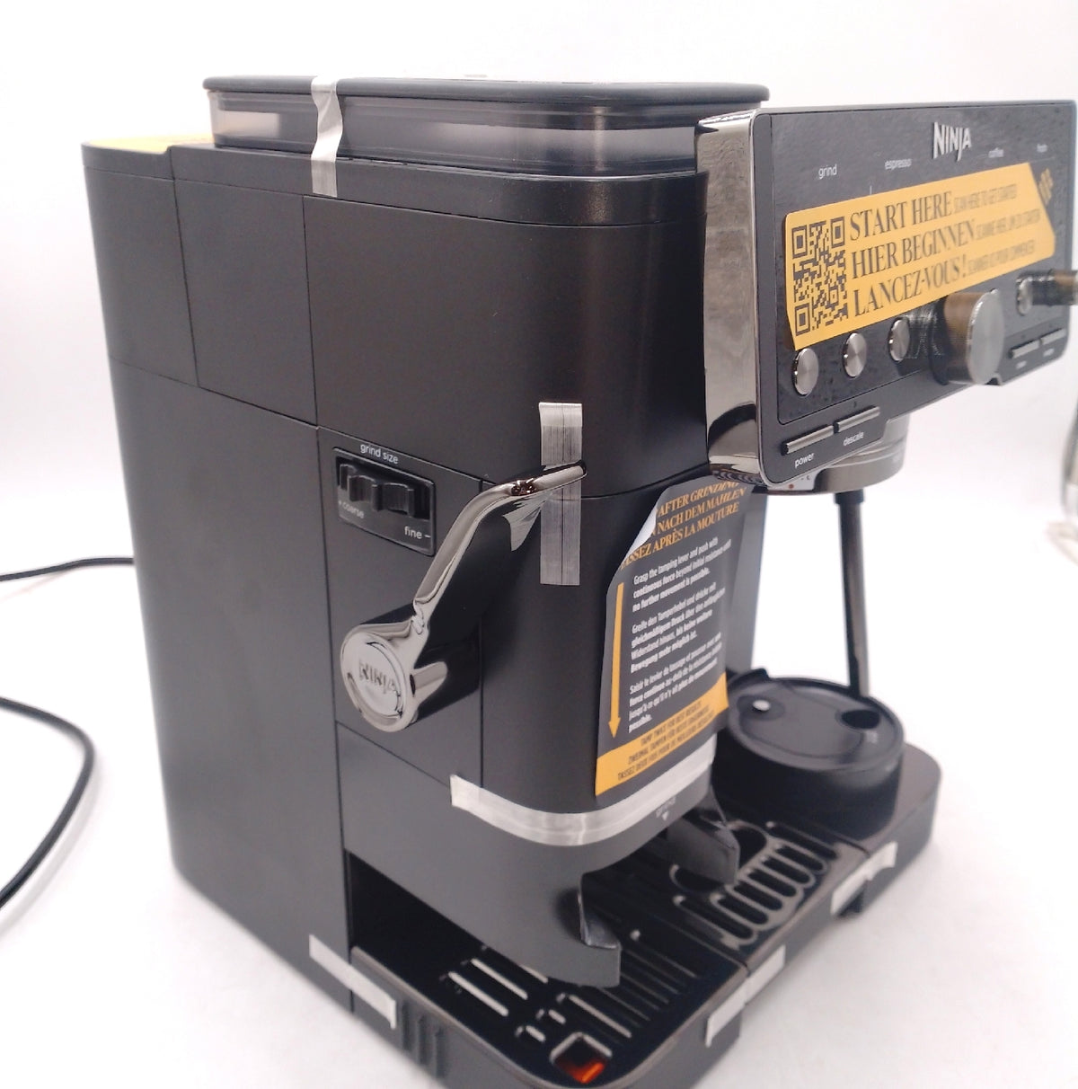 Ninja ES701EUBK2 Kaffeevollautomat Espressomaschine Luxe Café Pro Schwarz Neugerät