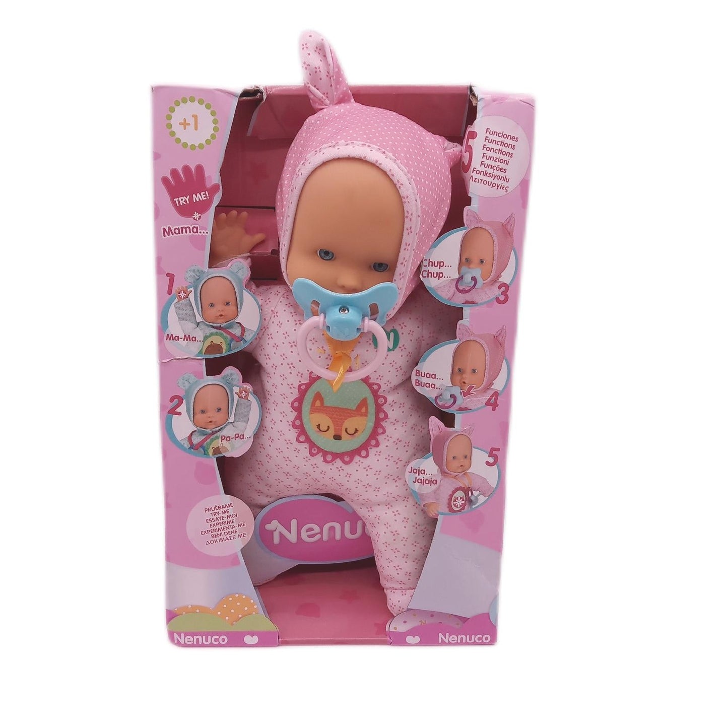 NUDCO Teddy Baby Bär Kuscheltier Plüschspielzeug Kinderzimmer Deko Kuschelig weich