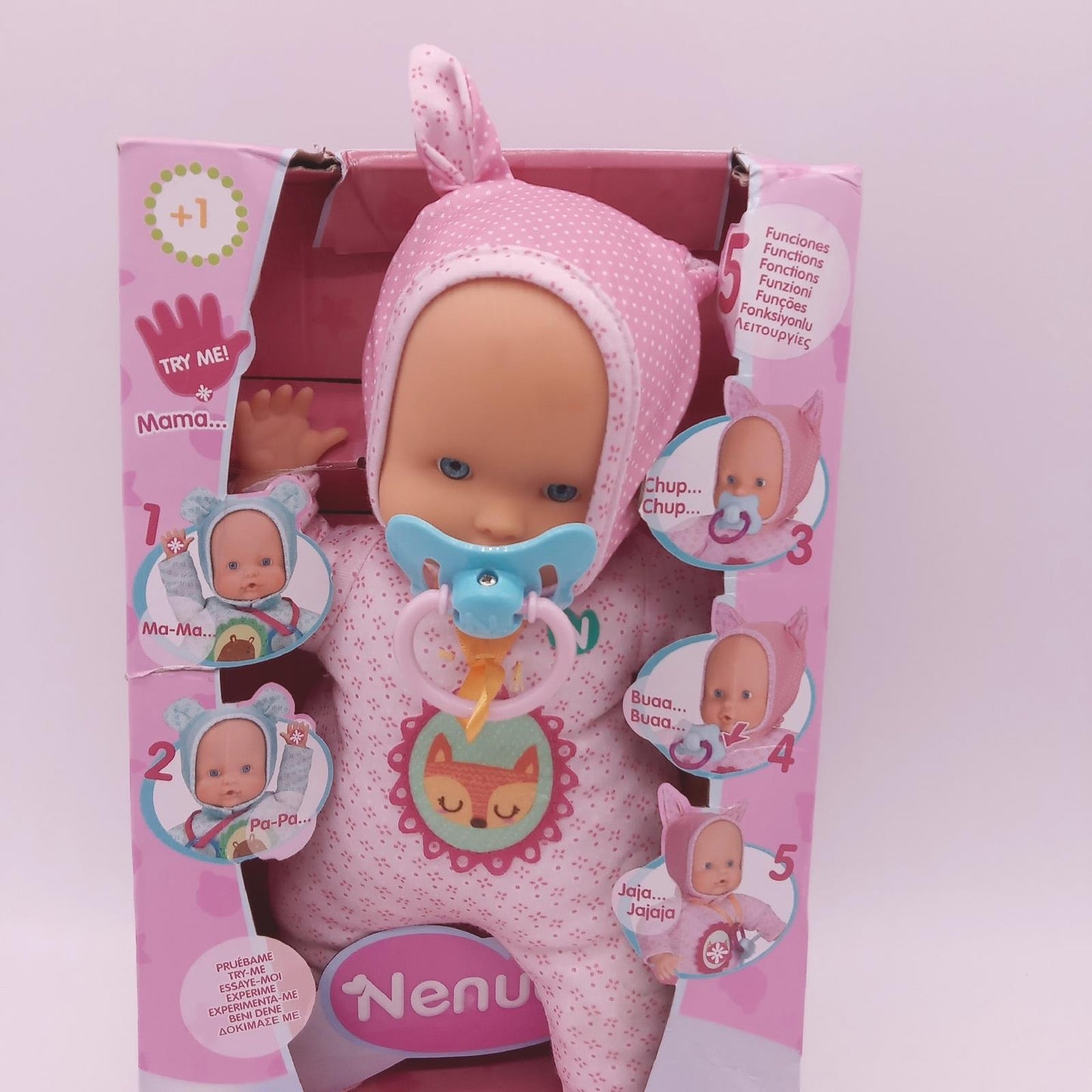 NUDCO Teddy Baby Bär Kuscheltier Plüschspielzeug Kinderzimmer Deko Kuschelig weich