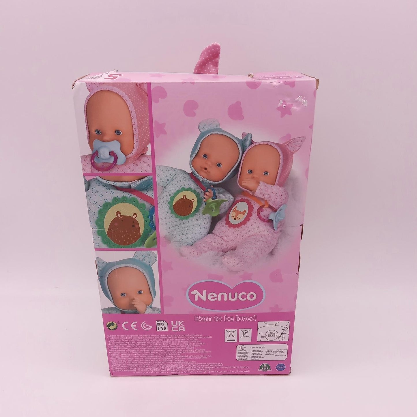 NUDCO Teddy Baby Bär Kuscheltier Plüschspielzeug Kinderzimmer Deko Kuschelig weich