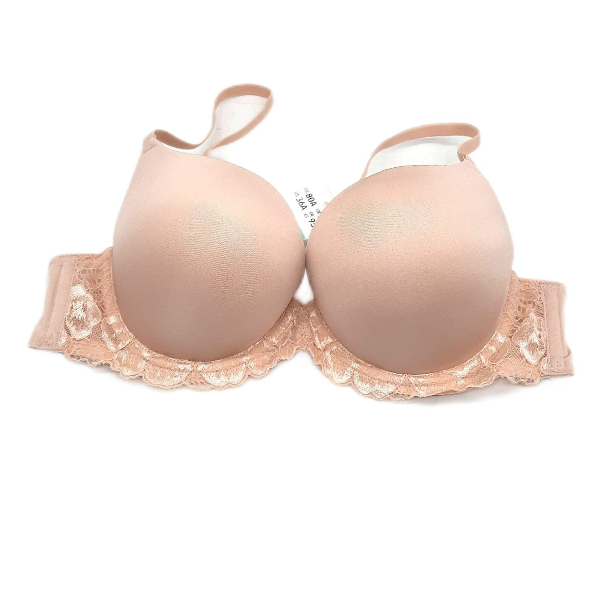 Dorina Damen BH T Shirt BH Beiger Claire Super Push Up Spitze Bequemer Halt