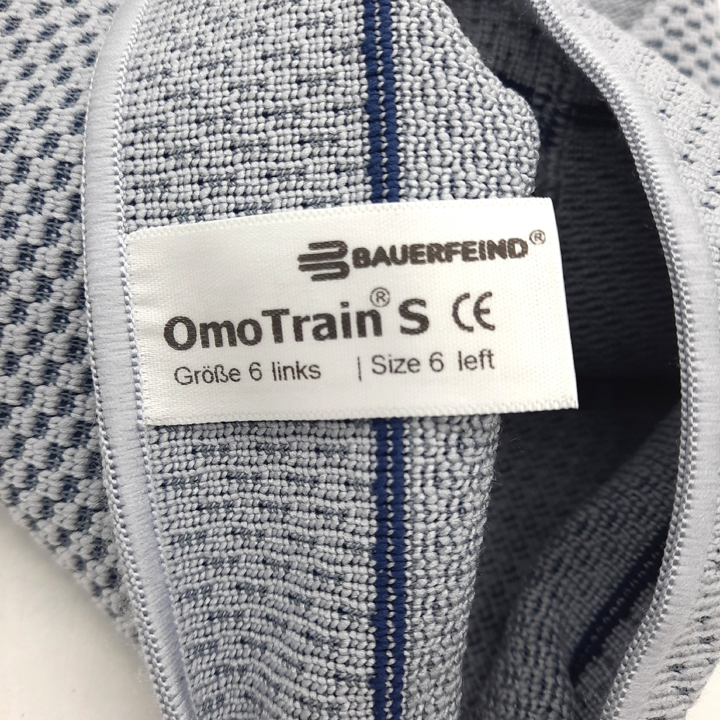 Bauerfeind Schulterbandage Bandagen OmoTrain Titan links Größe 6 Schmerzl