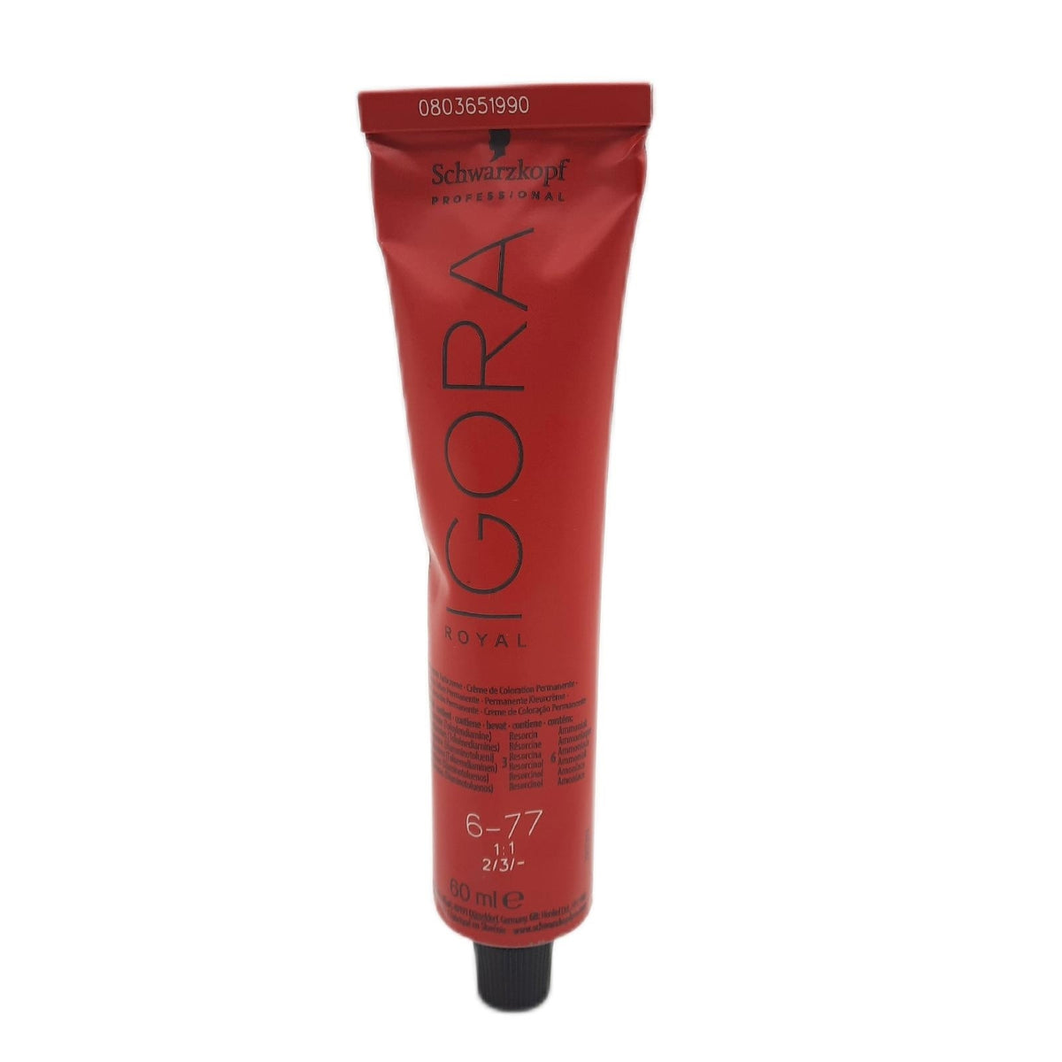 Schwarzkopf IGORA Royal Premium-Haarfarbe 6-77 dunkelblond kupfer extra, 1er Pack 1 x 60 g