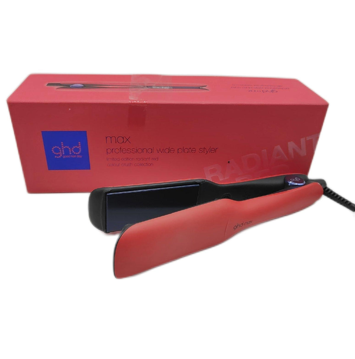 ghd max professional wide plate styler glätteisen rot defekt geht nicht an