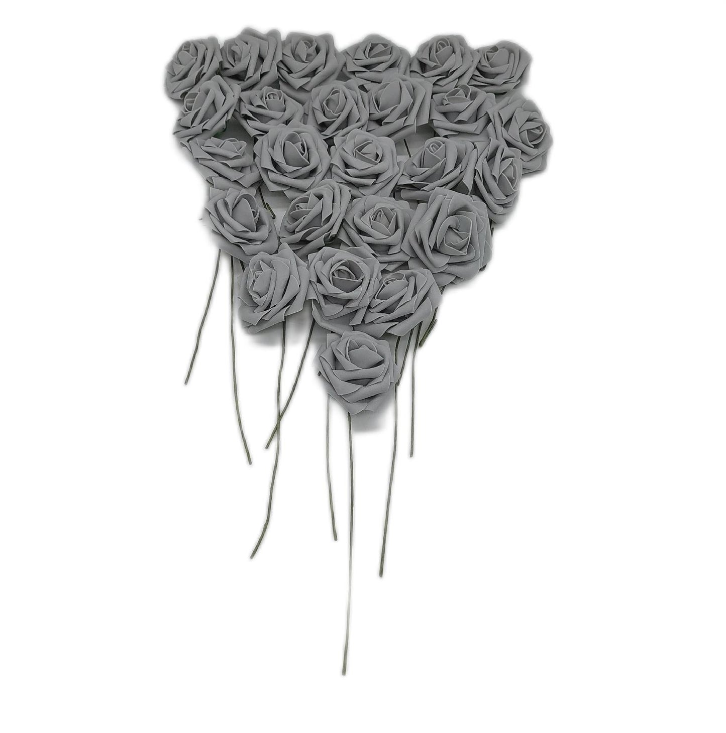 PIQIUQIU Kunstblumen Rosen Kunstdekoration 25 Stück Kugelförmig Dekorationsidee
