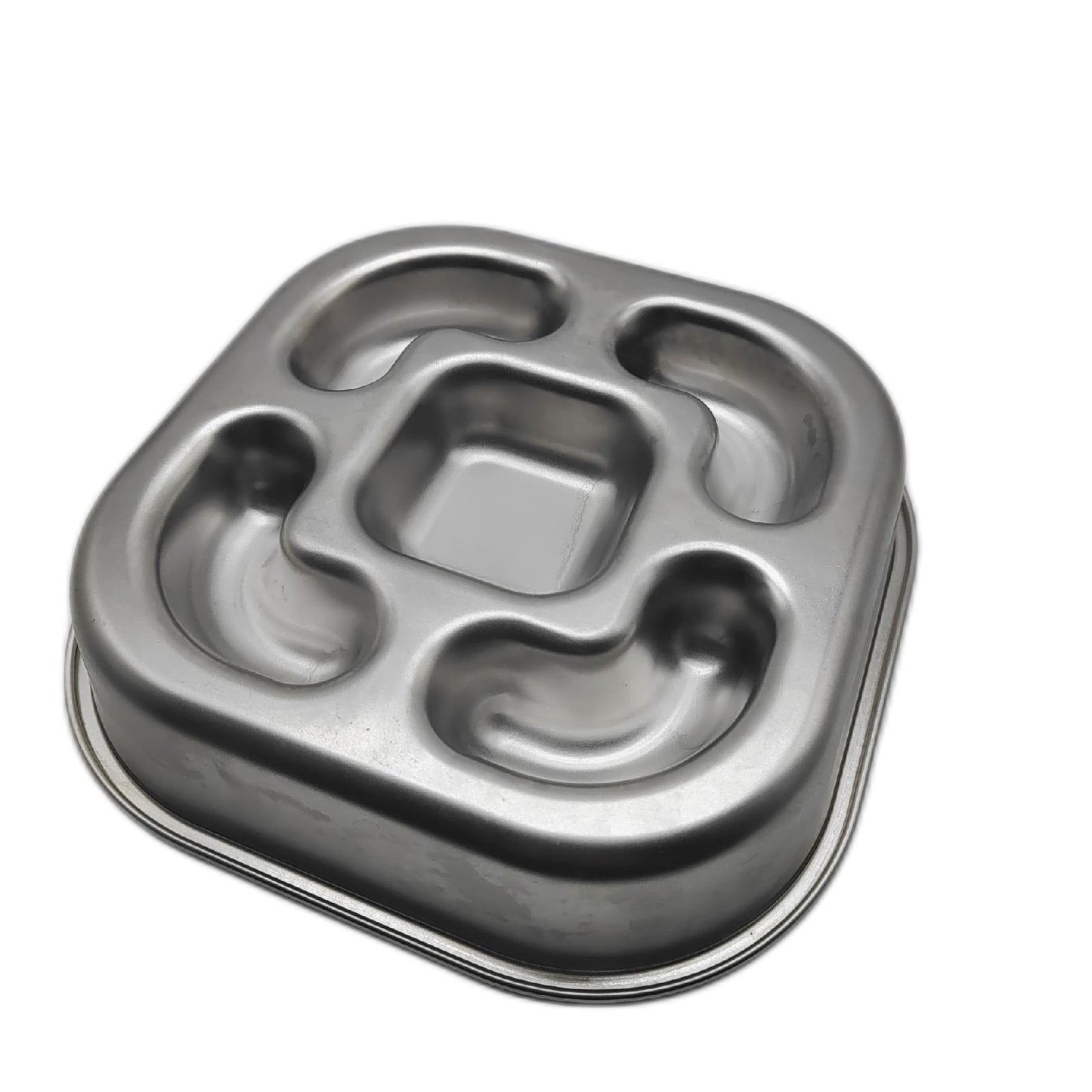PETTOM Napf Anti Clog Napf für Hunde Edelstahl Design Hygiene einfache Reinigung