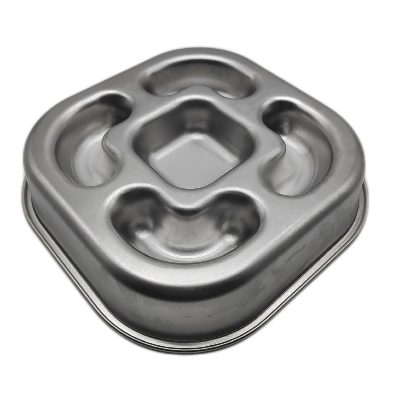 PETTOM Napf Anti Clog Napf für Hunde Edelstahl Design Hygiene einfache Reinigung