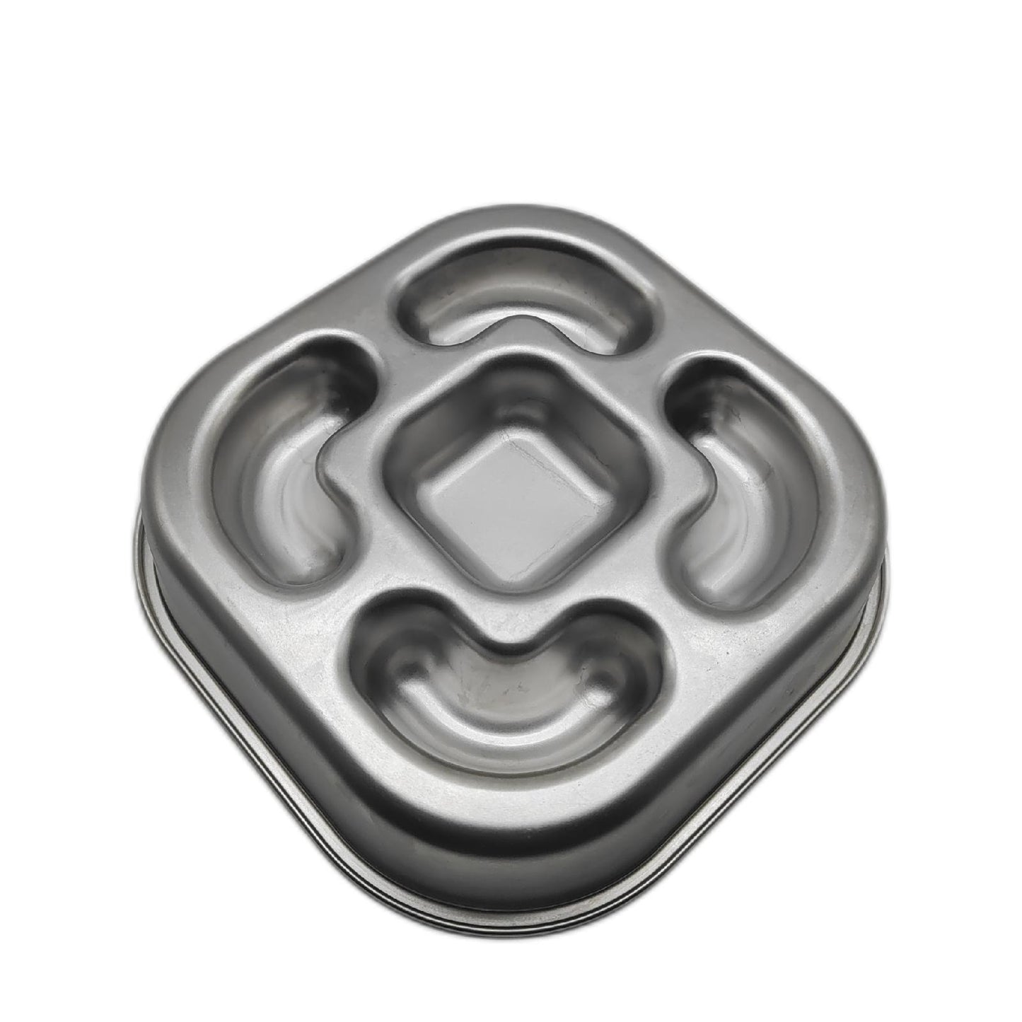 PETTOM Napf Anti Clog Napf für Hunde Edelstahl Design Hygiene einfache Reinigung
