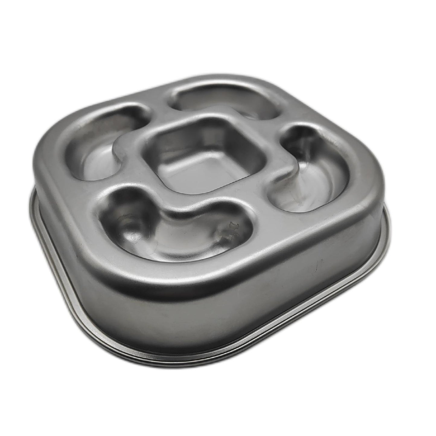 PETTOM Napf Anti Clog Napf für Hunde Edelstahl Design Hygiene einfache Reinigung