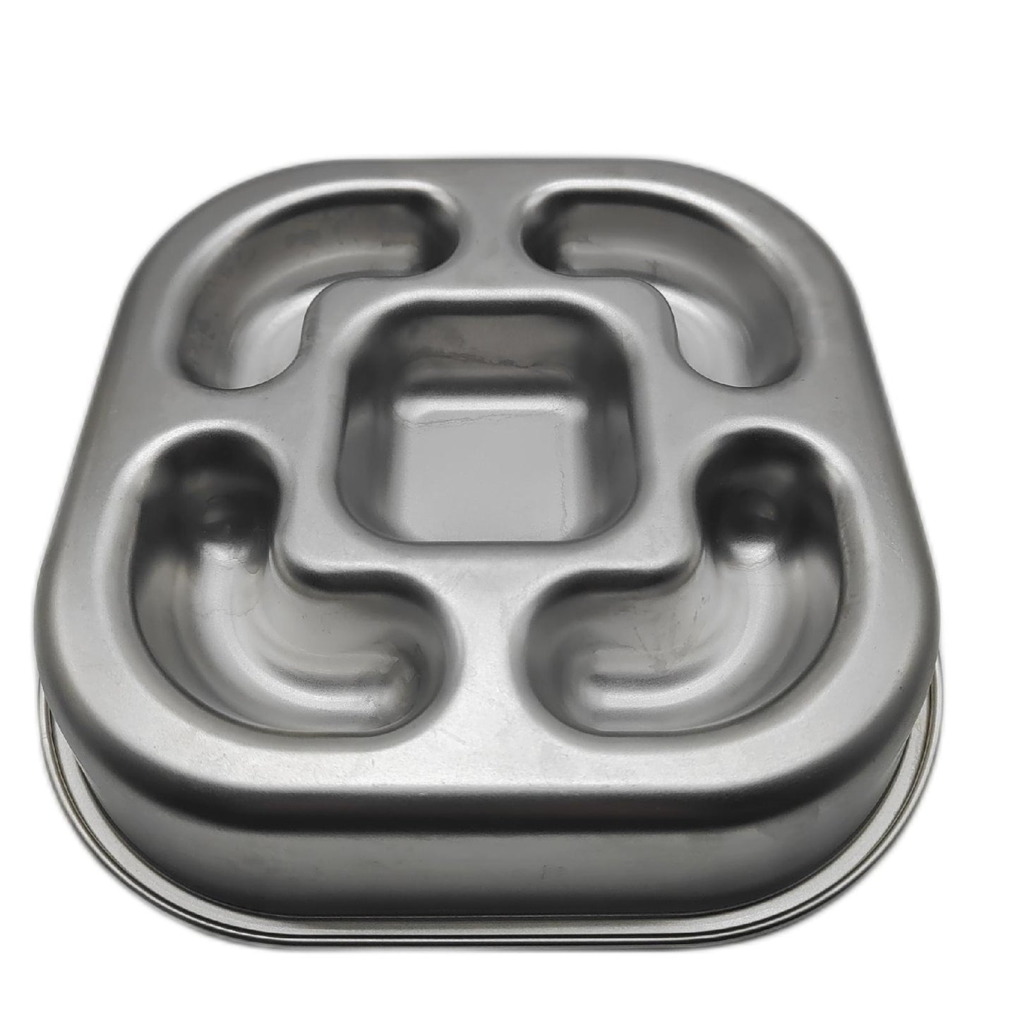PETTOM Napf Anti Clog Napf für Hunde Edelstahl Design Hygiene einfache Reinigung