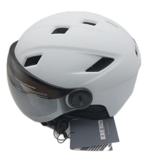 Odoland Skihelm Sportausrüstung Erwachsene Skihelm Mit Visier Race Helm Sicherheitsschutz