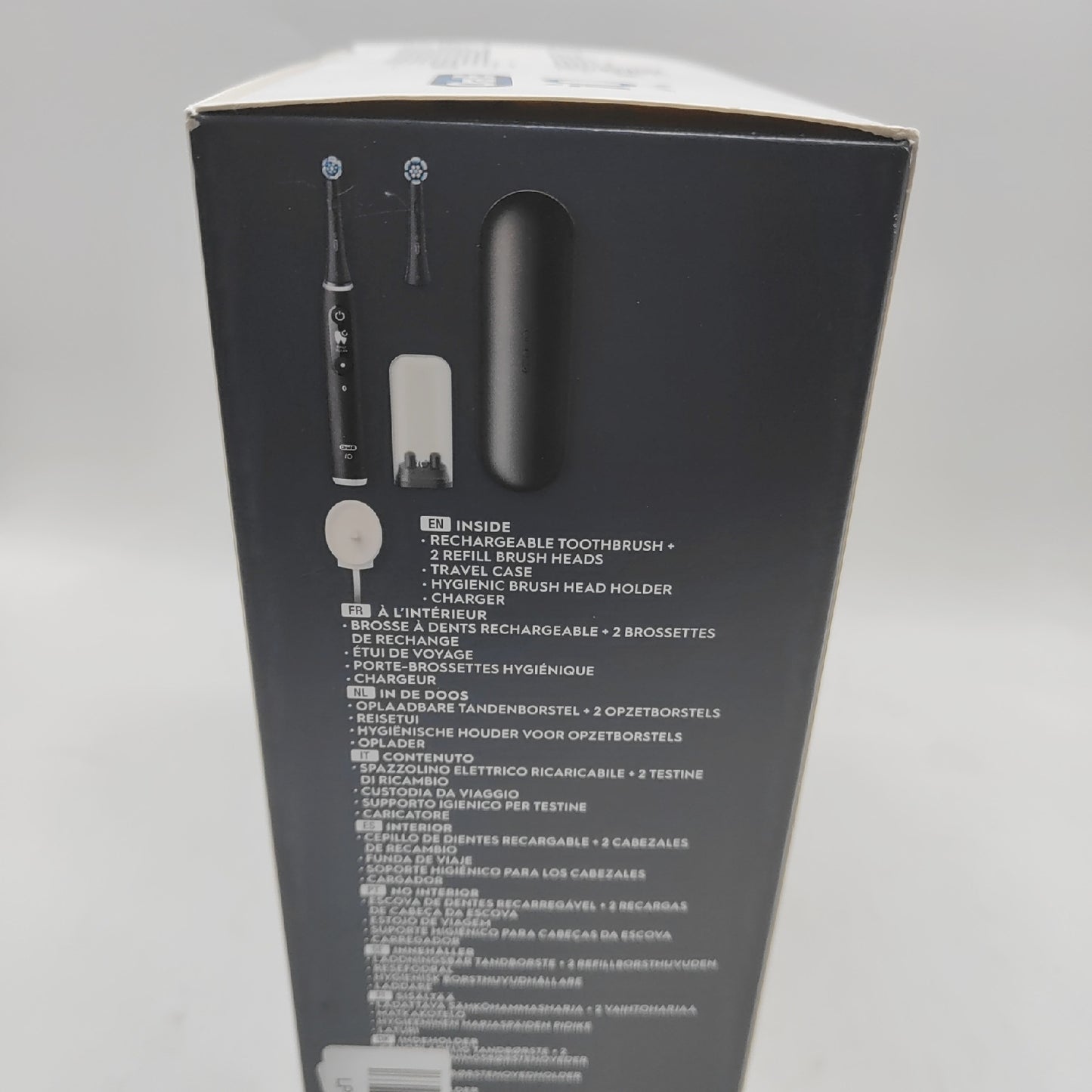 Oral B Elektrische Zahnbürste Zahnpflege iO 6N Schwarz Wiederaufladbar für beste Reinigung