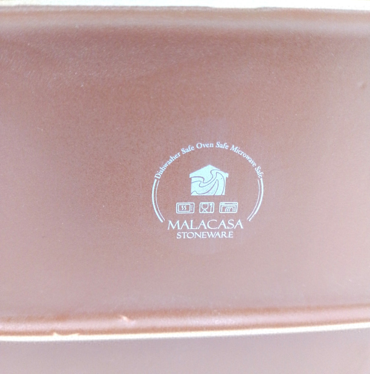 MALACASA Auflaufform aus Steingut Groß 45 Liter Ofenform 35 x 238 cm