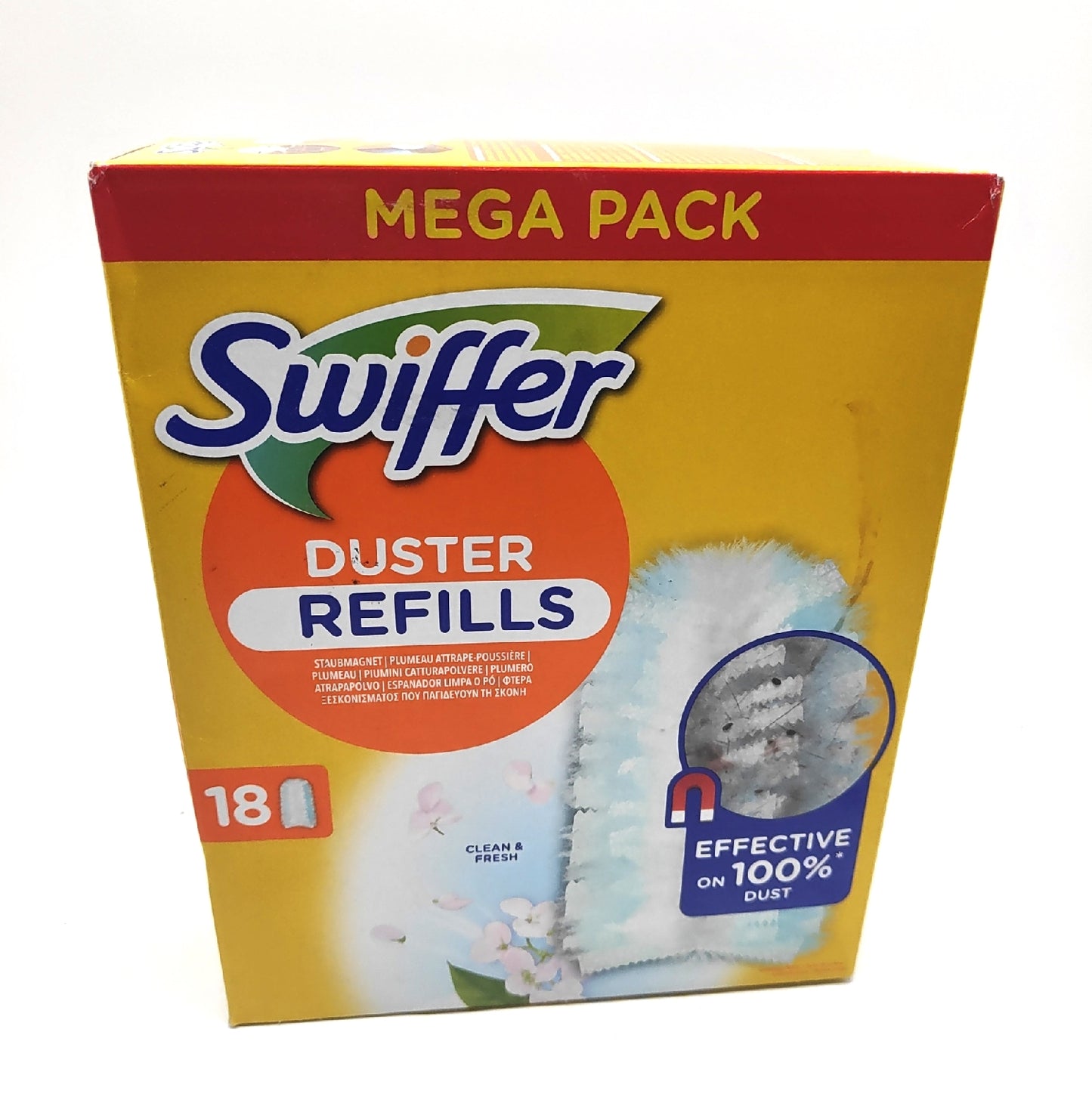 Swiffer Nachfüllpackungen Staubfänger Zubehör 54 Stück Sauber Frisch Mops