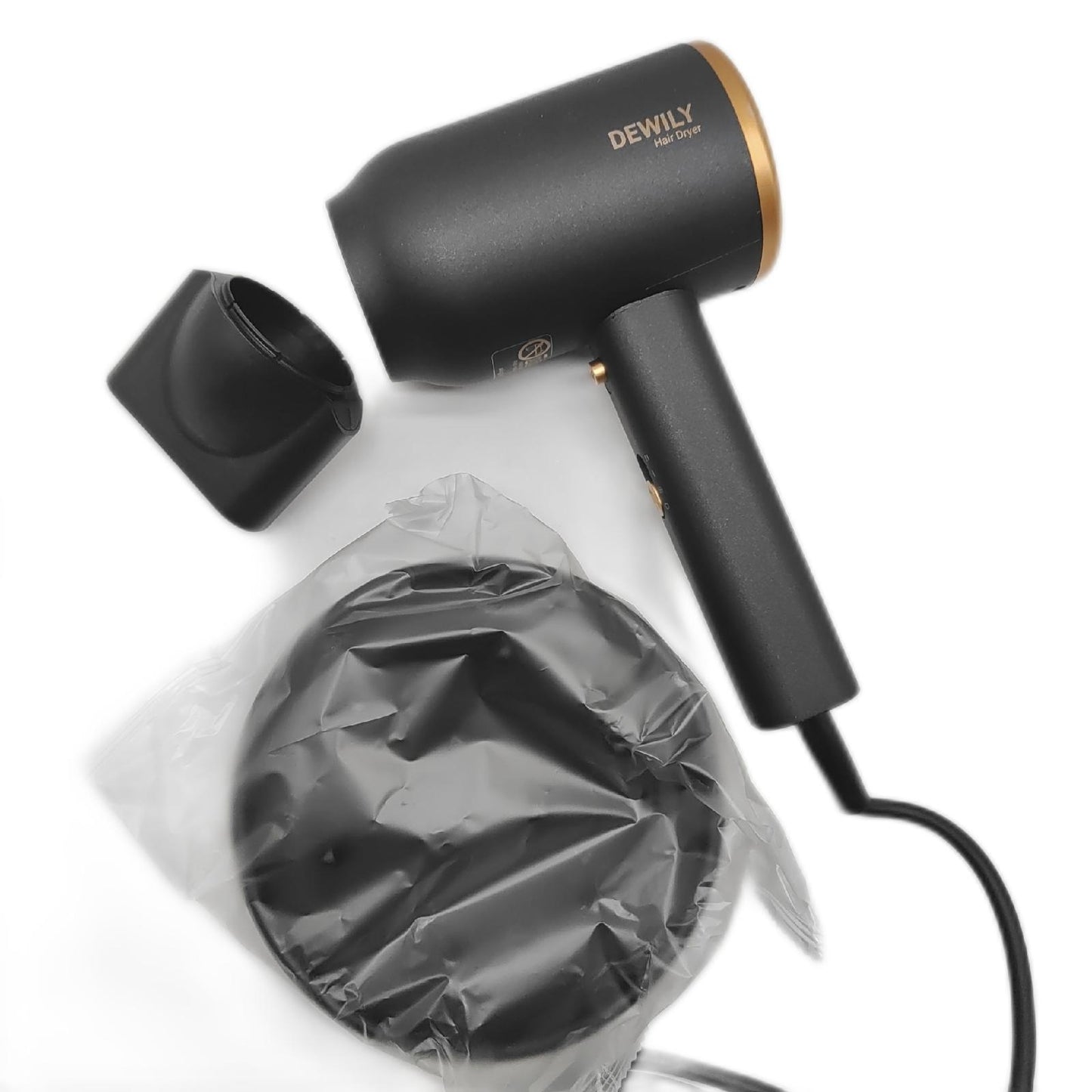 DEWILY Föhn Haartrockner Styling Ionen Diffusor 1800W Schn