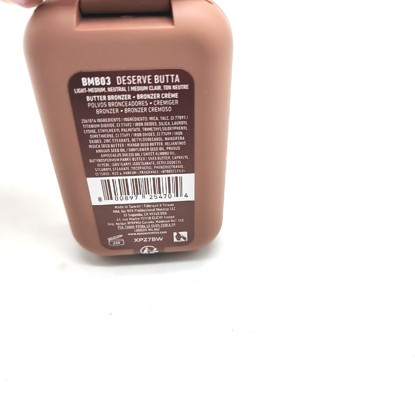 NYX Professional Makeup Bronzer Make up Gesicht für gebräunten strahlenden Look Haltbarkeit