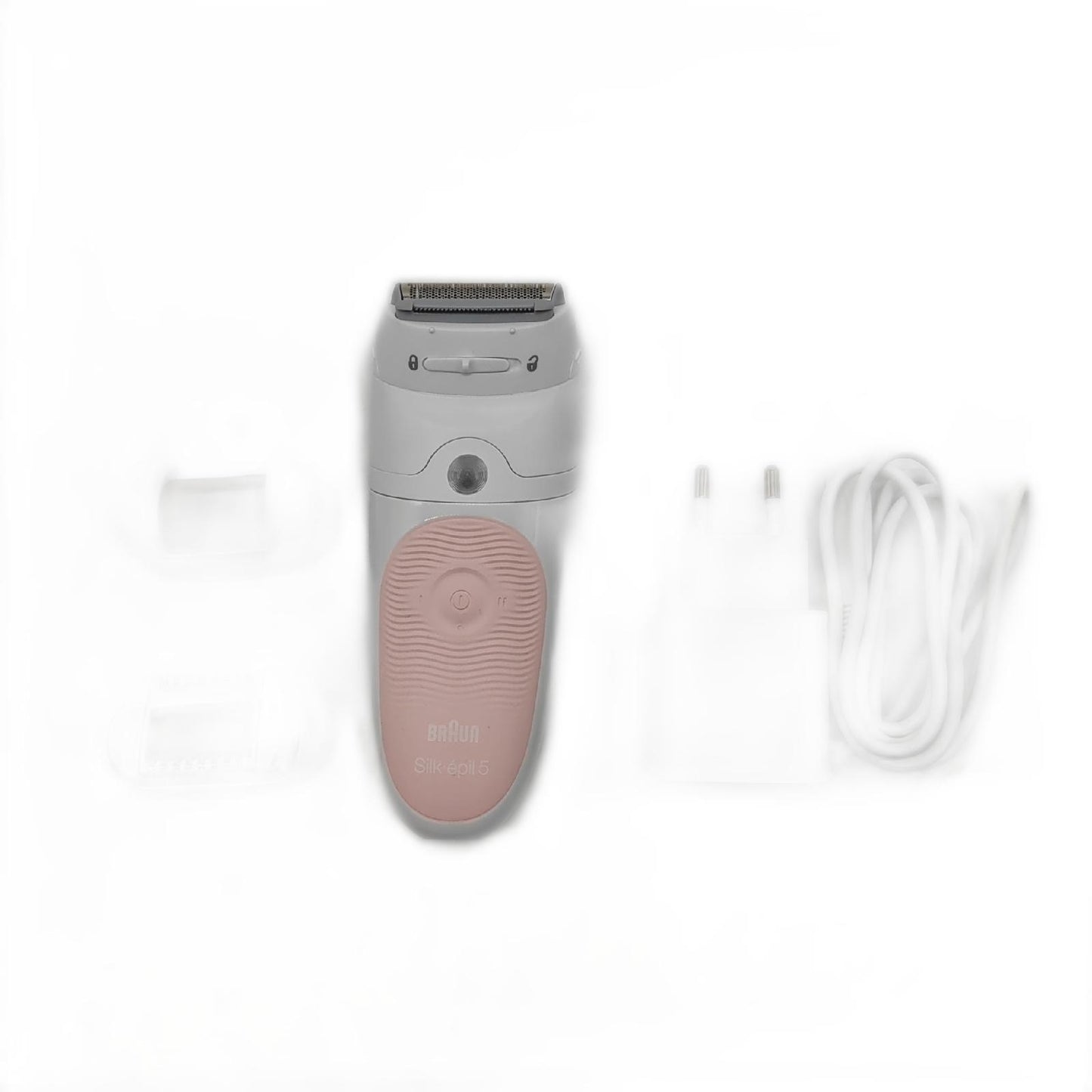 Braun Silkapil 5 Elektrischer Epilierer Damen Weinro weiss Lieferumfang Fotos