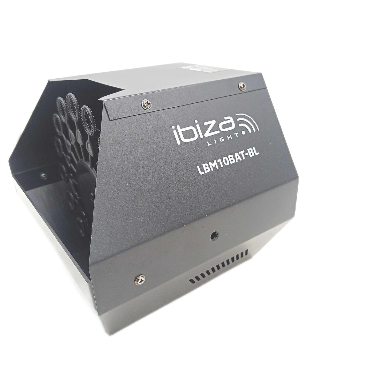 Ibiza Seifenblasenmaschine Veranstaltungsbedarf LBM10BAT Schwarz Party Zubehör und Effekte