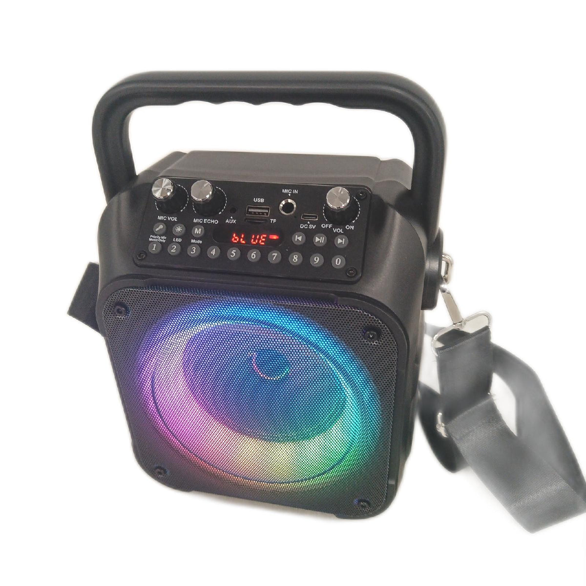 Karaoke Maschine Unterhaltungselektronik Karaoke Anlage für Erwachsene Kabellose Mikrofone Partystimmung
