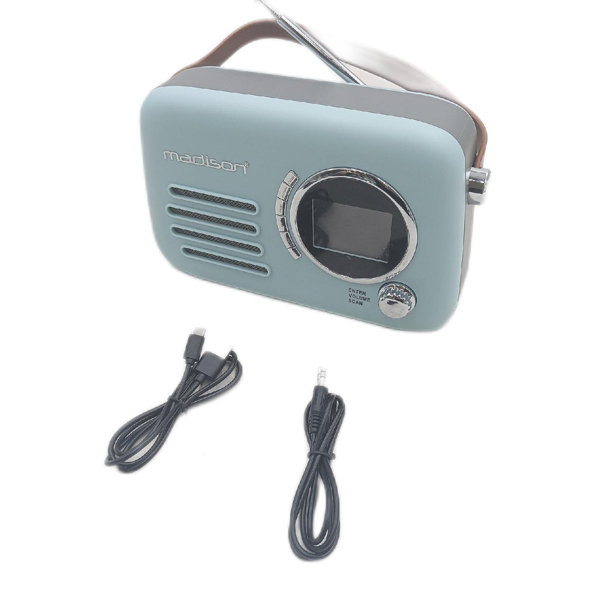 Madison Kofferradio Audio Geräte FREESOUND VR30BL Retro Bluetooth DAB FM Sound