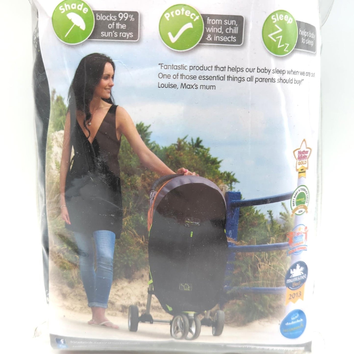 Universal Kinderwagen Sonnenschutz Baby Zubehör Tasche Schwarz Grün UV Schutz Kinderwagenzubehör