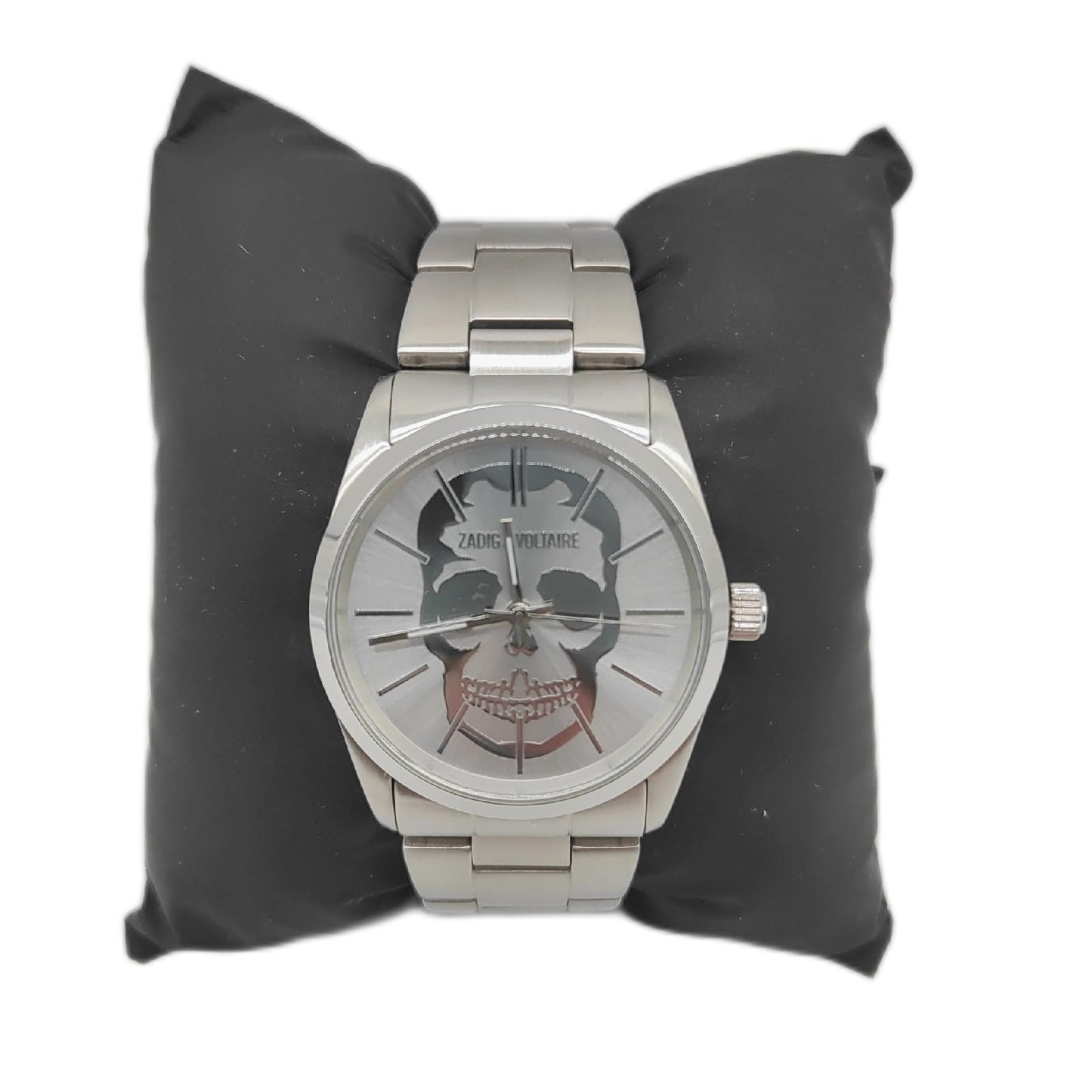 Zadig Voltaira Armbanduhr Uhr Quarz Analog Silber Elegant Zeitlos Damen Zubehör