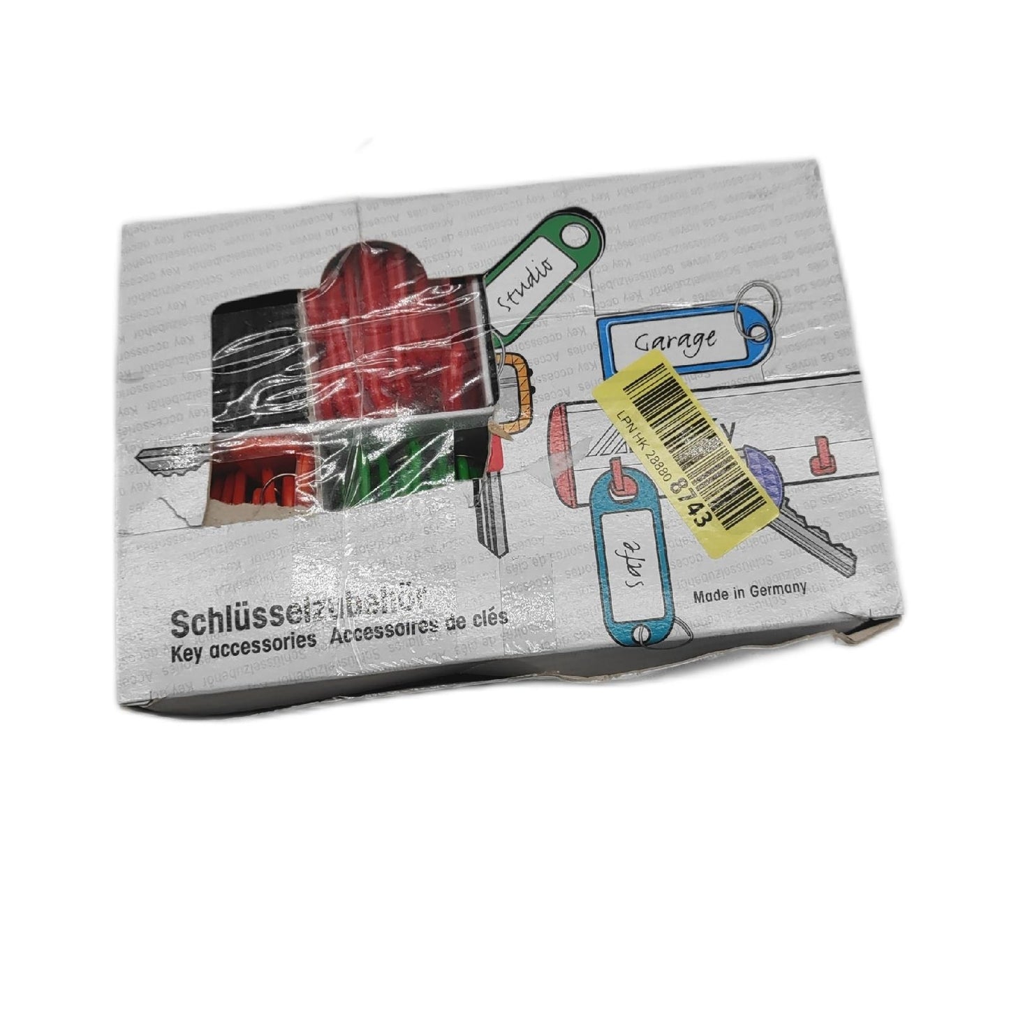 Wedo Schlüsselanhänger Bürobedarf Kunststoff beschriftbar flexibel einsetzbar praktisch vielseitig verwendbar