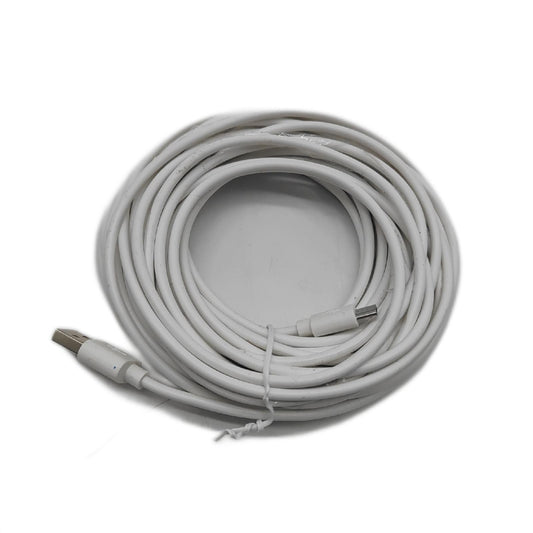 USB Kabel Verbindungskabel Elektrozubehör 10 Meter lang weiß robust langlebig für Geräte