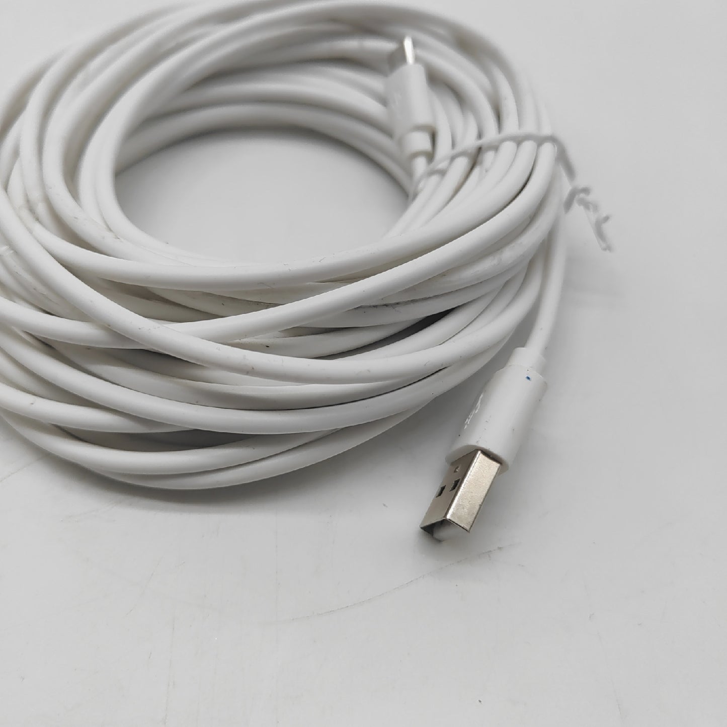 USB Kabel Verbindungskabel Elektrozubehör 10 Meter lang weiß robust langlebig für Geräte